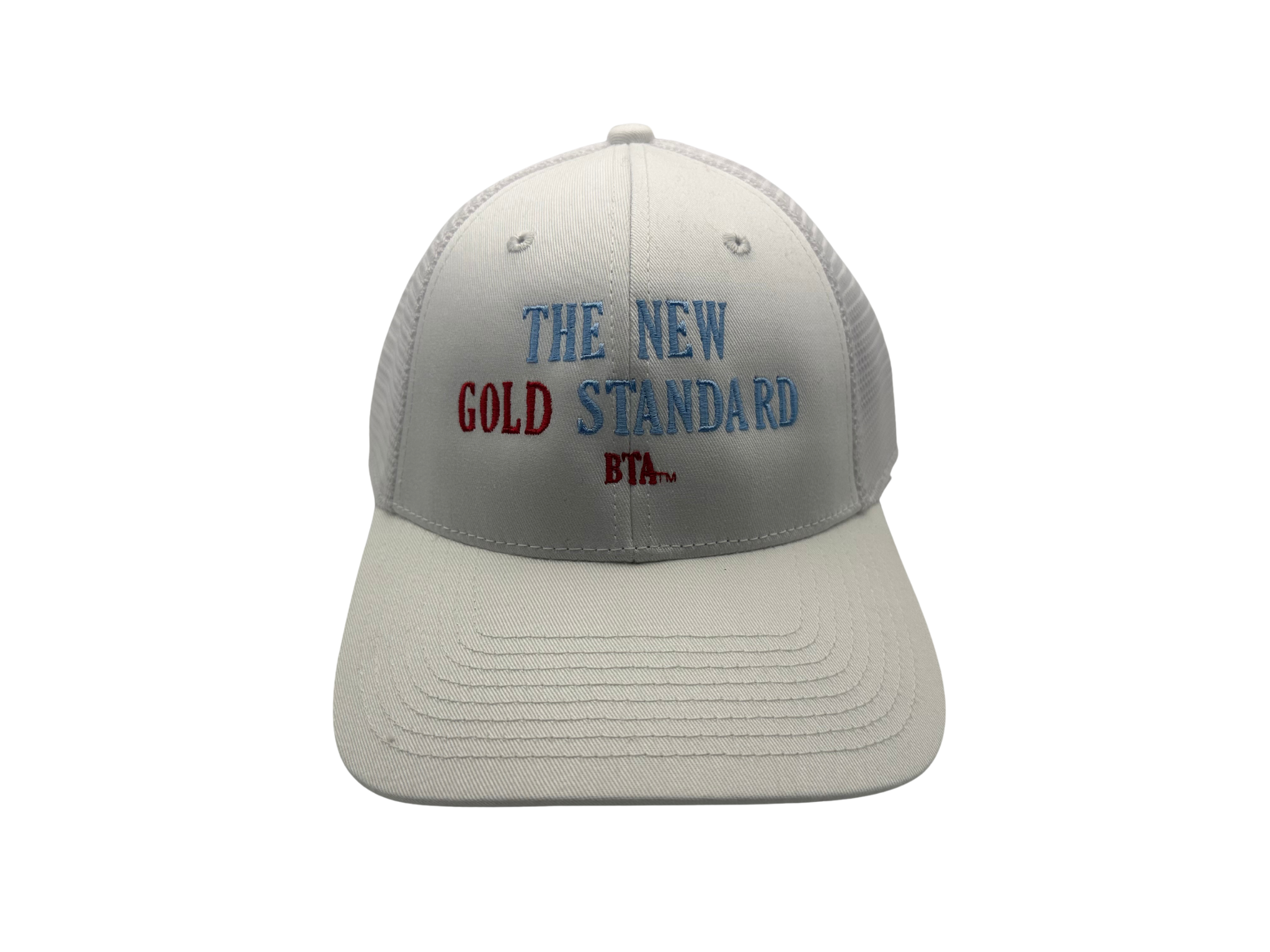 The New Gold Standard White Mesh Snapback