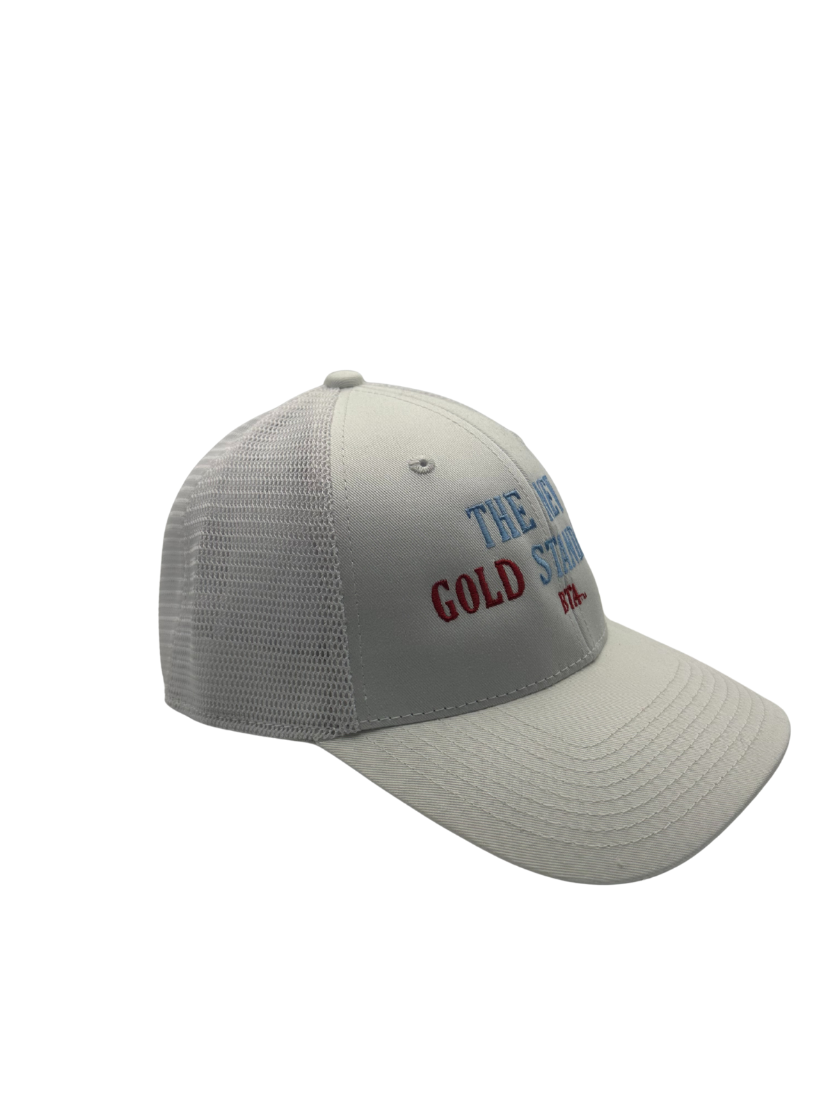 The New Gold Standard White Mesh Snapback